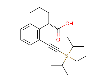 (S)-8-((triisopropylsilyl)ethynyl)-1,2,3,4-tetrahydronaphthalene-1-carboxylic acid