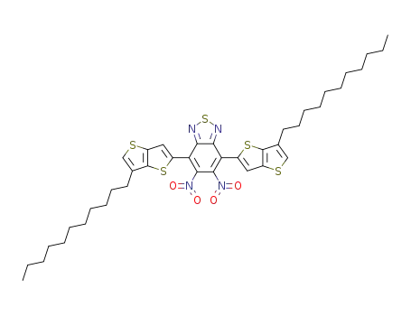 5,6-dinitro-4,7-bis(6-undecylthieno[3,2-b]thiophen-2-yl)benzo[c][1,2,5]thiadiazole