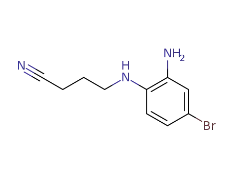4-(2-amino-4-bromoanilino)butanenitrile
