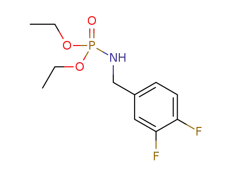 diethyl N-(3,4-difluorobenzyl)phosphoramidate