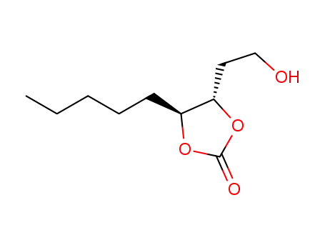 (±)-anti-4-(2-hydroxyethyl)-5-pentyl-1,3-dioxolan-2-one