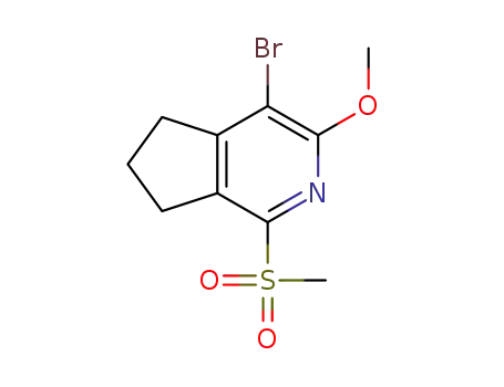 4-bromo-3-methoxy-1-(methylsulfonyl)-6,7-dihydro-5H-cyclopenta[c]pyridine