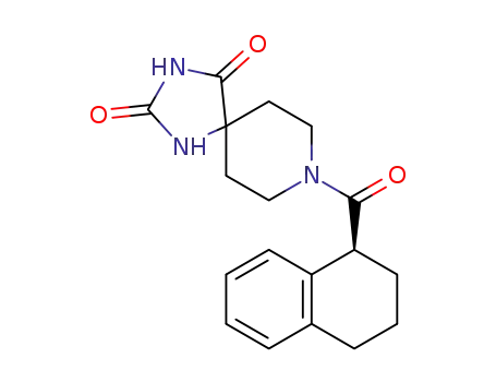 (S)-8-(1,2,3,4-tetrahydronaphthalene-1-carbonyl)-1,3,8-triazaspiro[4.5]decane-2,4-dione