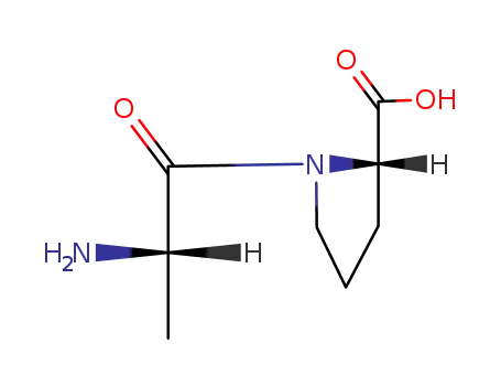 Molecular Structure of 13485-59-1 (L-Alanyl-L-proline)
