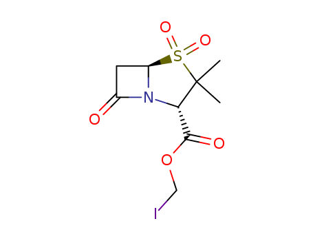 4-Thia-1-azabicyclo[3.2.0]heptane-2-carboxylicacid, 3,3-dimethyl-7-oxo-, iodomethyl ester, 4,4-dioxide, (2S,5R)-(76247-39-7)