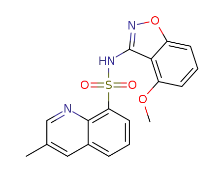 N-(4-methoxybenzo[d]isoxazol-3-yl)-3-methylquinoline-8-sulfonamide