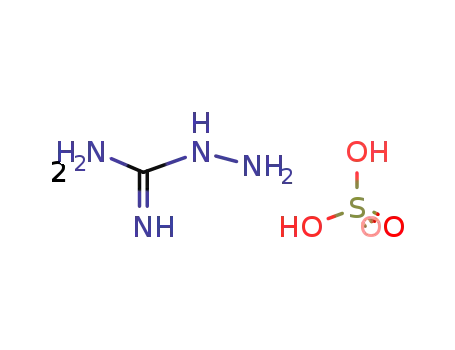 Molecular Structure of 996-19-0 (AMINOGUANIDINE HEMISULFATE)