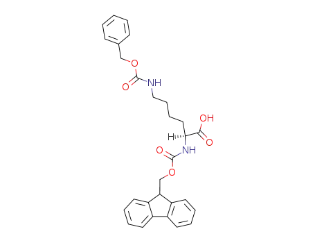 Molecular Structure of 86060-82-4 (Nepsilon-Fmoc-Nalpha-Cbz-L-Lysine)
