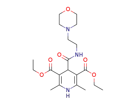 diethyl-2,6-dimethyl-4-((2-morpholinoethyl)carbamoyl)-1,4-dihydropyridine-3,5-dicarboxylate