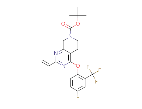 tert-butyl 4-(4-fluoro-2-(trifluoromethyl)phenoxy)-2-vinyl-5,8-dihydropyrido[3,4-d]pyrimidine-7(6H)-carboxylate