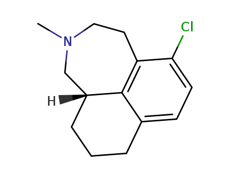 (S)-5-chloro-2-methyl-1,2,3,4,8,9,10,10a-octahydronaphth<1,8-cd>azepine