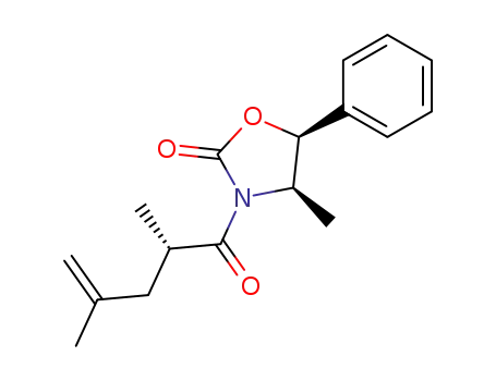 (4R,5S)-3-<(2S)-1-oxo-2,4-dimethylpent-4-enyl>-4-methyl-5-phenyloxazolidin-2-one