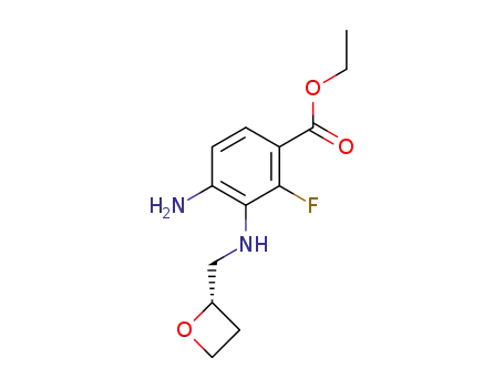 ethyl 4-amino-2-fluoro-3-[[(2S)-oxetan-2-yl]methylamino]benzoate