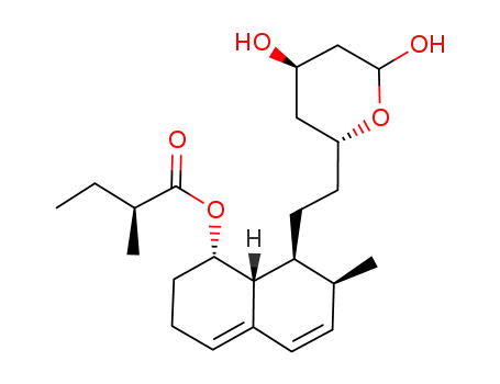 (S)-2-Methyl-butyric acid (1S,7S,8S,8aR)-8-[2-((2R,4R)-4,6-dihydroxy-tetrahydro-pyran-2-yl)-ethyl]-7-methyl-1,2,3,7,8,8a-hexahydro-naphthalen-1-yl ester