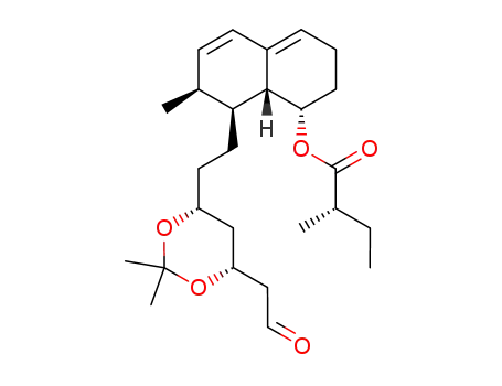 (S)-2-Methyl-butyric acid (1S,7S,8S,8aR)-8-{2-[(4R,6R)-2,2-dimethyl-6-(2-oxo-ethyl)-[1,3]dioxan-4-yl]-ethyl}-7-methyl-1,2,3,7,8,8a-hexahydro-naphthalen-1-yl ester