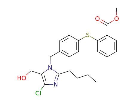 2-[4-(2-Butyl-4-chloro-5-hydroxymethyl-imidazol-1-ylmethyl)-phenylsulfanyl]-benzoic acid methyl ester