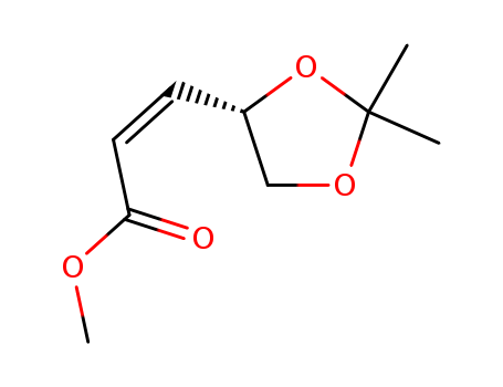 Methyl (S)-(+)-3-(2,2-dimethyl-1,3-dioxolan-4-yl)-cis-2-propenoate