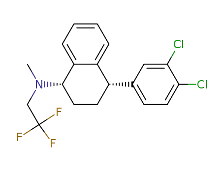 (1S,4S)-4-(3,4-dichlorophenyl)-N-methyl-N-(2,2,2-trifluoroethyl)-1,2,3,4-tetrahydronaphthalen-1-amine