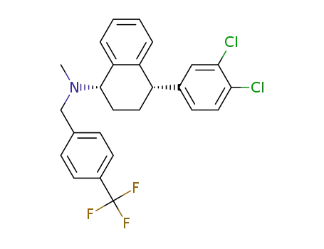 (1S,4S)-4-(3,4-dichlorophenyl)-N-methyl-N-(4-(trifluoromethyl)benzyl)-1,2,3,4-tetrahydronaphthalen-1-amine