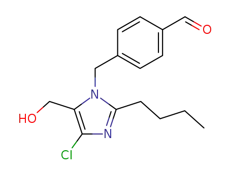 1-(4-formylbenzyl)-2-butyl-4-chloro-5-hydroxymethylimidazole