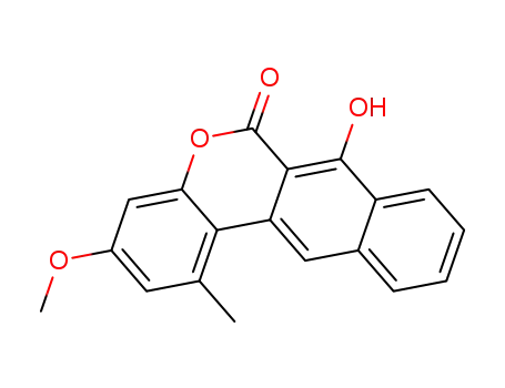 7-hydroxy-3-methoxy-1-methyl-6H-naphtho[2,3-c]chromen-6-one