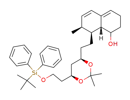 (7S,8S,8aR)-8-(2-{(4R,6S)-6-[2-(tert-Butyl-diphenyl-silanyloxy)-ethyl]-2,2-dimethyl-[1,3]dioxan-4-yl}-ethyl)-7-methyl-1,2,3,7,8,8a-hexahydro-naphthalen-1-ol