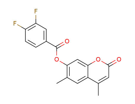 4,6-dimethyl-2-oxo-2H-chromen-7-yl-3,4-difluorobenzoate