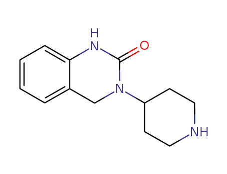 Molecular Structure of 79098-75-2 (3-(Piperidin-4-yl)-3,4-dihydroquinazolin-2(1H)-one)