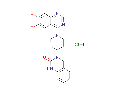 3-[1-(6,7-Dimethoxy-quinazolin-4-yl)-piperidin-4-yl]-3,4-dihydro-1H-quinazolin-2-one; hydrochloride