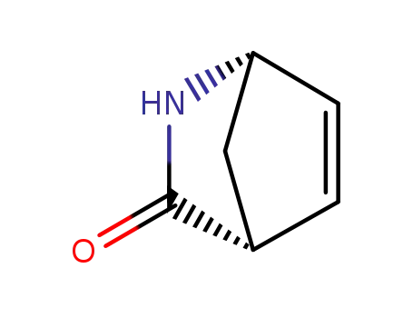 Molecular Structure of 130931-83-8 ((1S,4R)-2-Aza-bicyclo[2.2.1]hept-5-en-3-one)