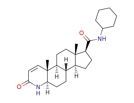 (4aR,4bS,6aS,7S,9aS,9bS,11aR)-4a,6a-Dimethyl-2-oxo-2,4a,4b,5,6,6a,7,8,9,9a,9b,10,11,11a-tetradecahydro-1H-indeno[5,4-f]quinoline-7-carboxylic acid cyclohexylamide