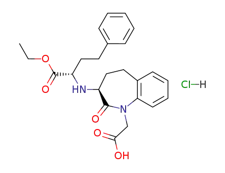 Molecular Structure of 86541-74-4 (Benazepril hydrochloride)