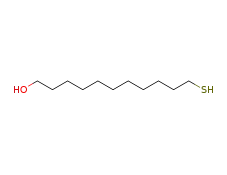 Molecular Structure of 73768-94-2 (11-Mercapto-1-undecanol)
