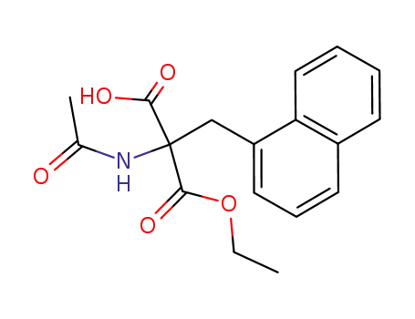 2-Acetylamino-2-naphthalen-1-ylmethyl-malonic acid monoethyl ester