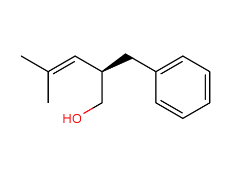 Molecular Structure of 109687-76-5 (Benzenepropanol, b-(2-methyl-1-propenyl)-, (R)-)