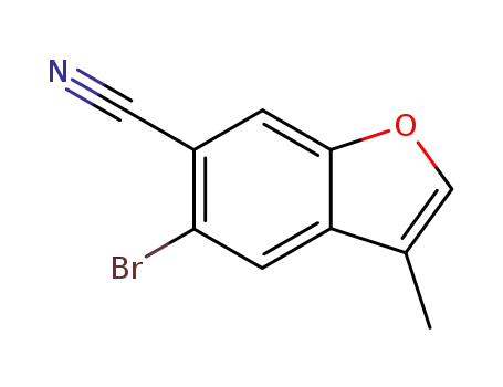 5-Bromo-3-methyl-benzofuran-6-carbonitrile