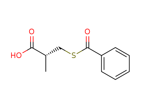 Propanoic acid,3-(benzoylthio)-2-methyl-, (R)- (9CI)
