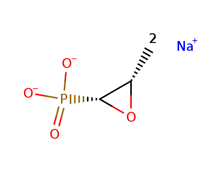 Molecular Structure of 26016-99-9 (Disodium phosphonomycin)