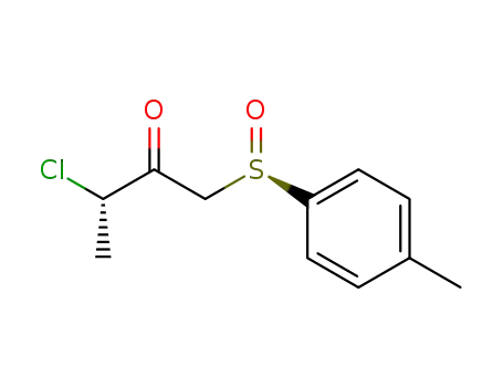 (+)-SC,RS-3-chloro-1-(4-methylphenyl)sulphinyl-2-butanone