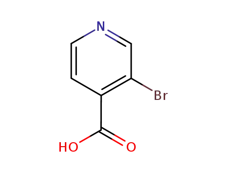 Molecular Structure of 13959-02-9 (3-Bromoisonicotinic acid)