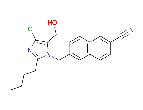 2-n-butyl-4-chloro-5-(hydroxymethyl)-1-<(2-cyanonaphthalen-6-yl)methyl>imidazole