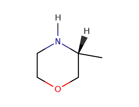 74572-04-6,(R)-3-Methylmorpholine,Morpholine,3-methyl-, (R)-;(3R)-3-Methylmorpholine;(R)-3-Methylmorpholine;