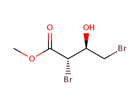 methyl 2,4-dibromo-2,4-dideoxy-L-erythronate