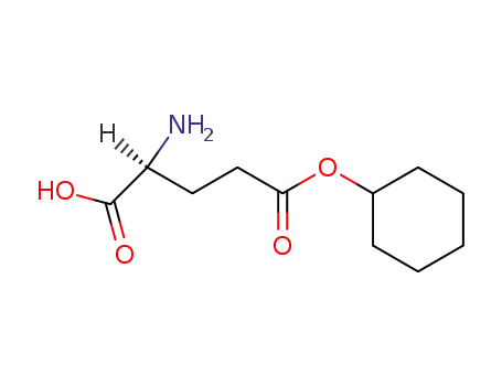 Molecular Structure of 112471-82-6 (L-Glutamic acid 5-cyclohexyl ester)