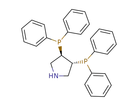 Molecular Structure of 99135-90-7 ((3R,4R)-(+)-BIS(DIPHENYLPHOSPHINO)PYRROLIDINE)