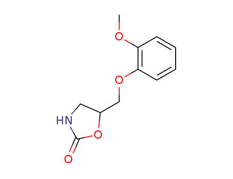 2-Oxazolidinone,5-[(2-methoxyphenoxy)methyl]-(70-07-5)