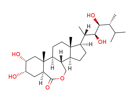Molecular Structure of 78821-42-8 (22S,23S-EPIBRASSINOLIDE)