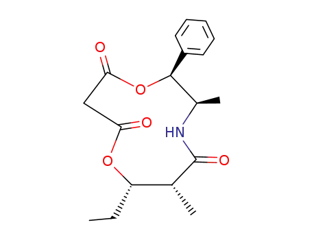(2S,3R,6R,7S)-7-Ethyl-3,6-dimethyl-2-phenyl-1,8-dioxa-4-aza-cycloundecane-5,9,11-trione