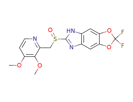 6-(3,4-Dimethoxy-pyridin-2-ylmethanesulfinyl)-2,2-difluoro-5H-[1,3]dioxolo[4',5':4,5]benzo[1,2-d]imidazole
