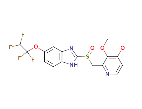 2-[(3,4-dimethoxy-pyridin-2-yl)methylsulfinyl]-5-(1,1,2,2-tetrafluoroethoxy)-1H-benzimidazole